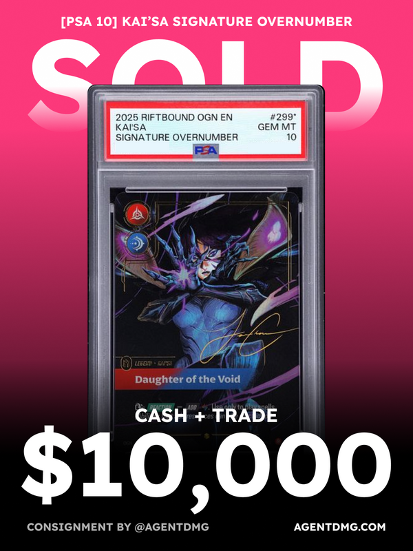 Sold: Kai'Sa Signature Overnumber, PSA 10, $10,000