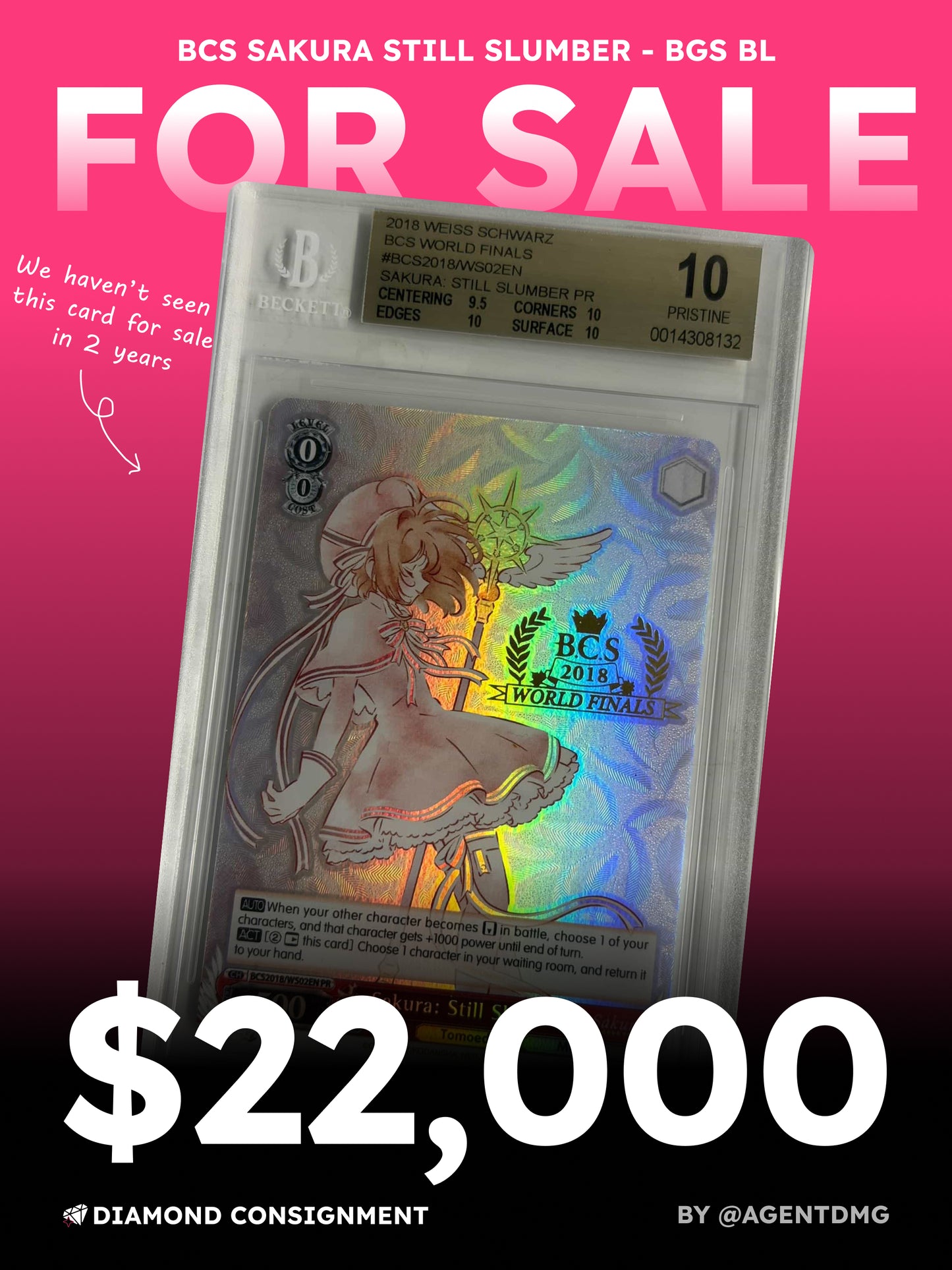 [BGS 10] BCS Sakura Still Slumber - $22,000