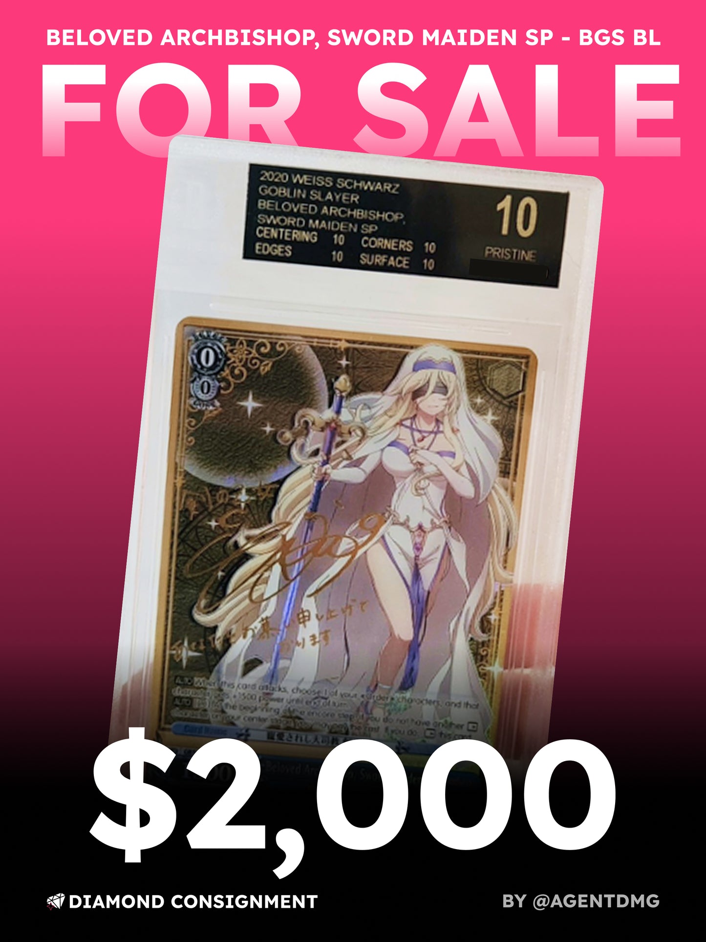 [BGS BL] Beloved Archbishop, Sword Maiden SP - $2,000