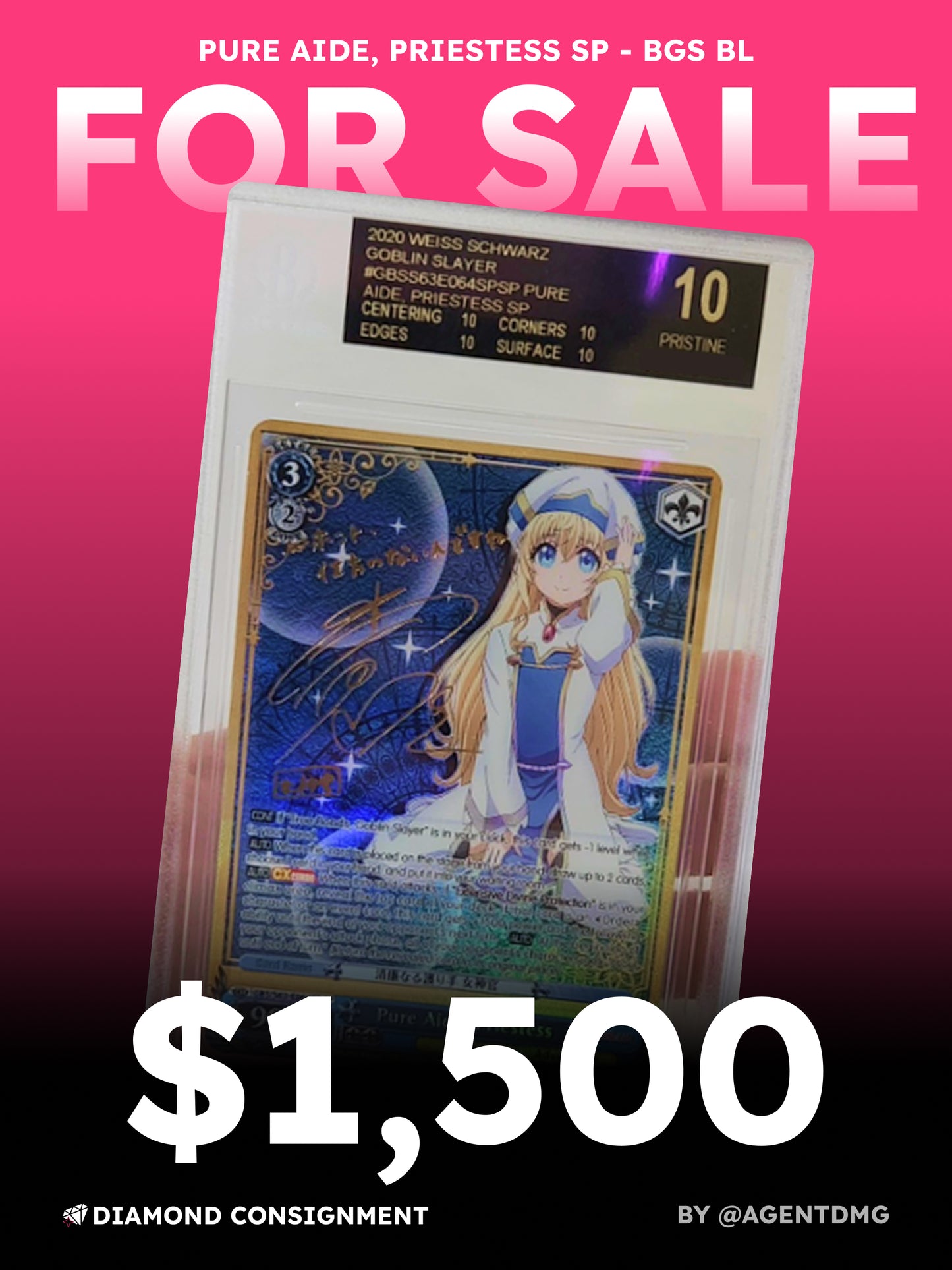 [BGS BL] Pure Aide, Priestess SP - $1,500