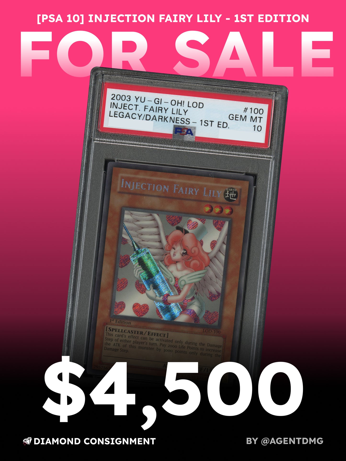 [PSA 10] Injection Fairy Lily - 1st Edition - $4,500