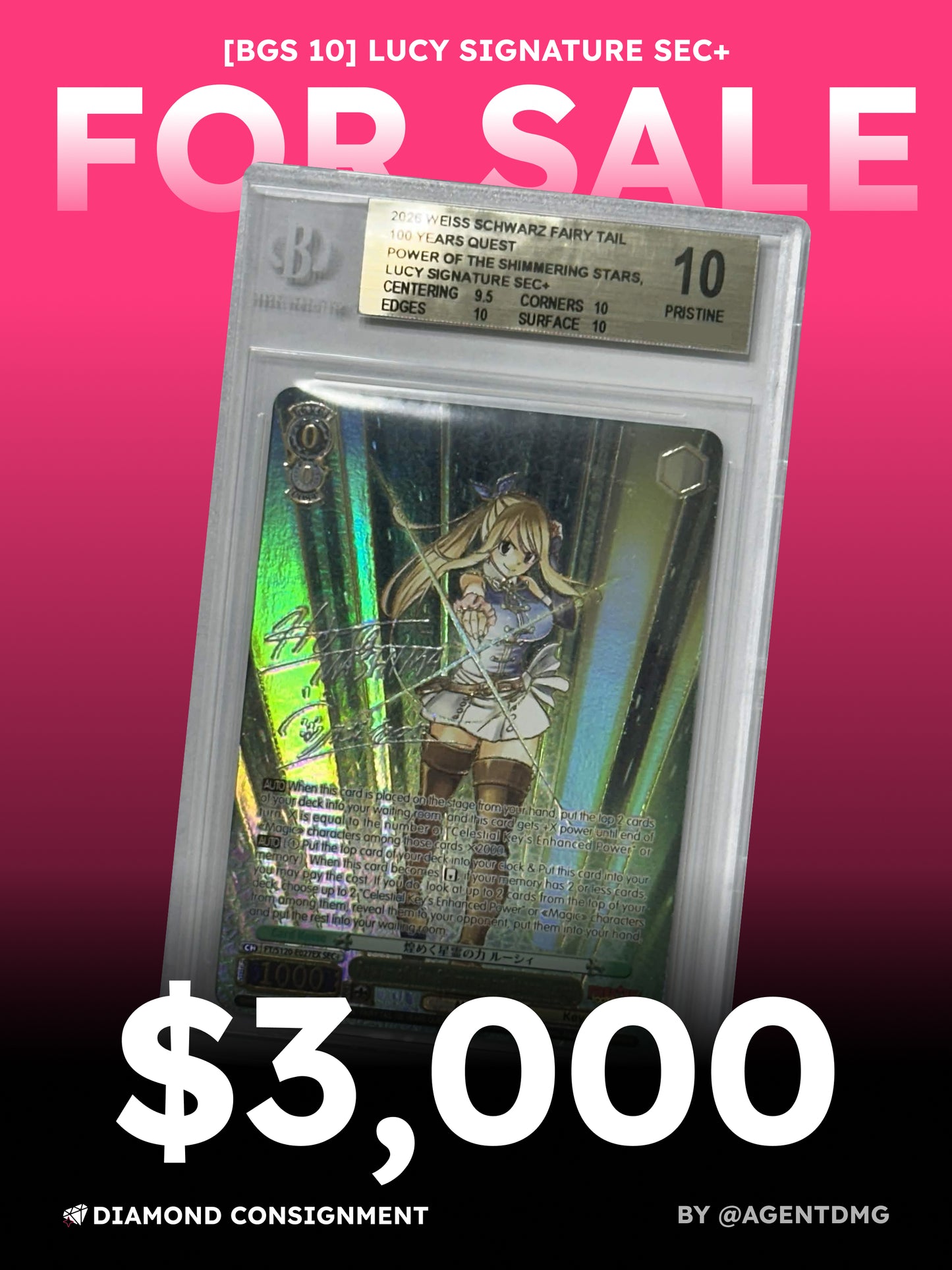 [BGS 10] Power of the Shimmering Stars, Lucy Signature SEC+ - $3,000