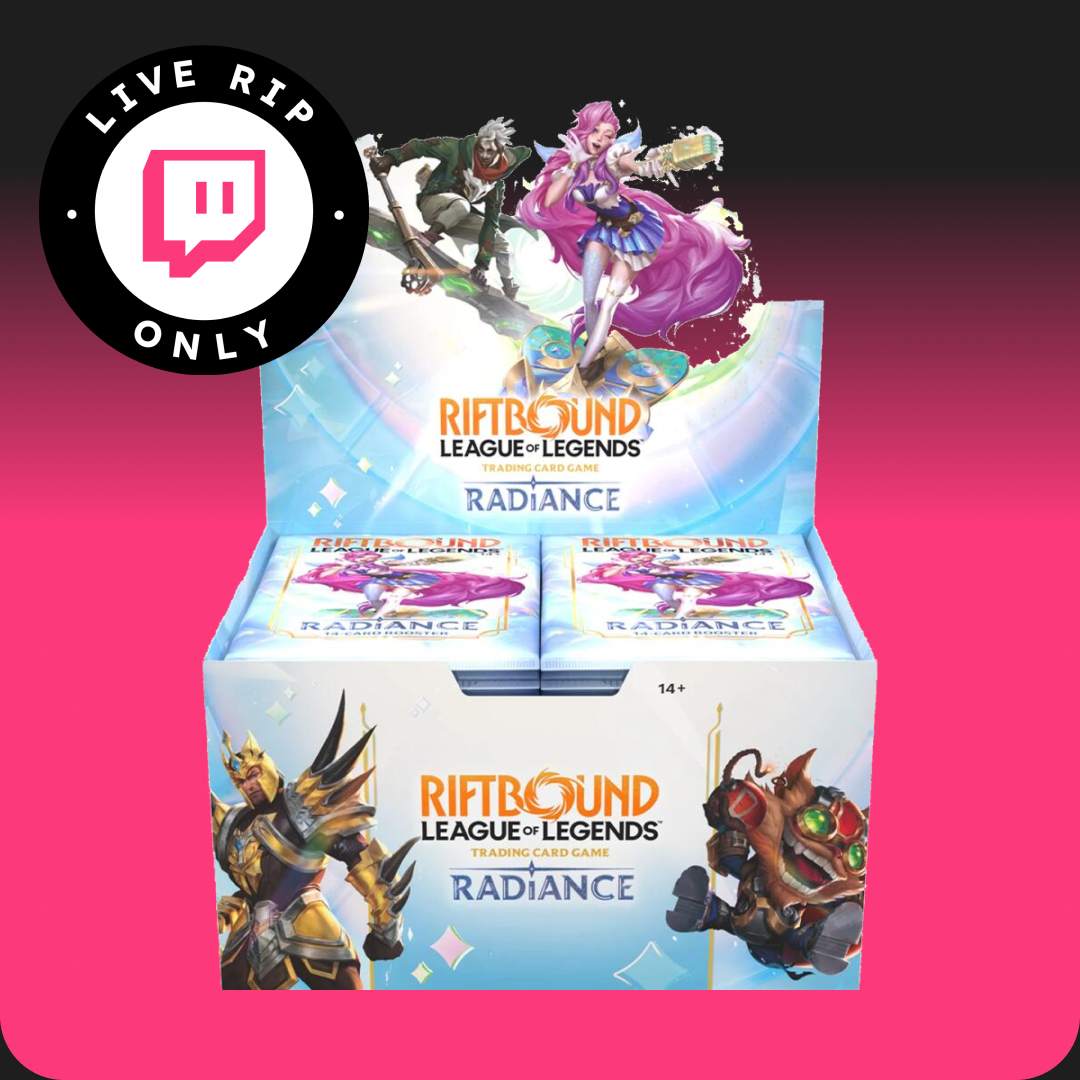 Riftbound Radiance booster box, live rip only
