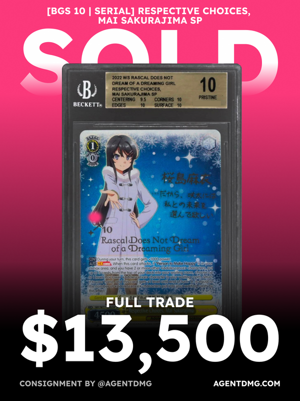 Sold: Mai Sakurajima serial SP, BGS 10, $13,500