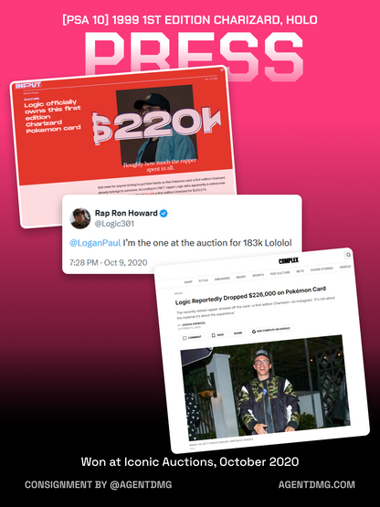 Press coverage of Logic's Charizard