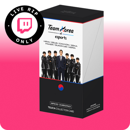 Teleca KeSPA Team Korea Esports collection card box